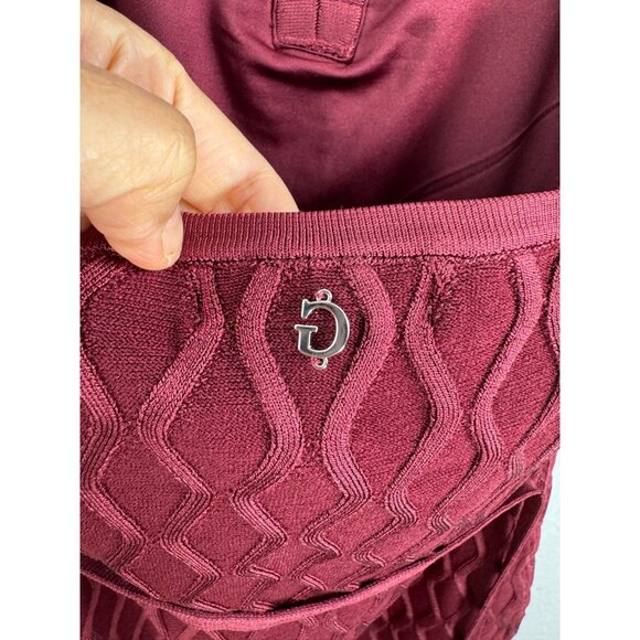 Guess‎ marciano Lucia Belted Wavy Sweater Dress sexy sz M - Picture 3 of 10